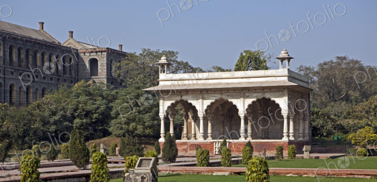 Arched Building in Red Fort Complex