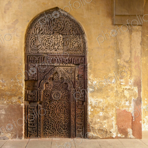 Arched Door in the Red Fort Arched Door in the Red Fort