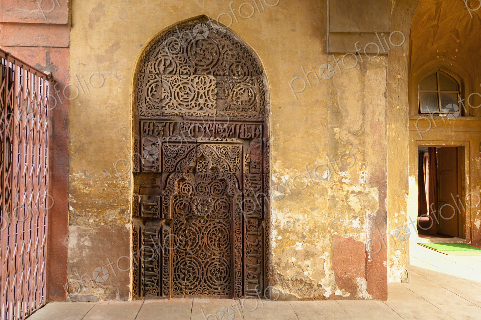 Arched Door in the Red Fort