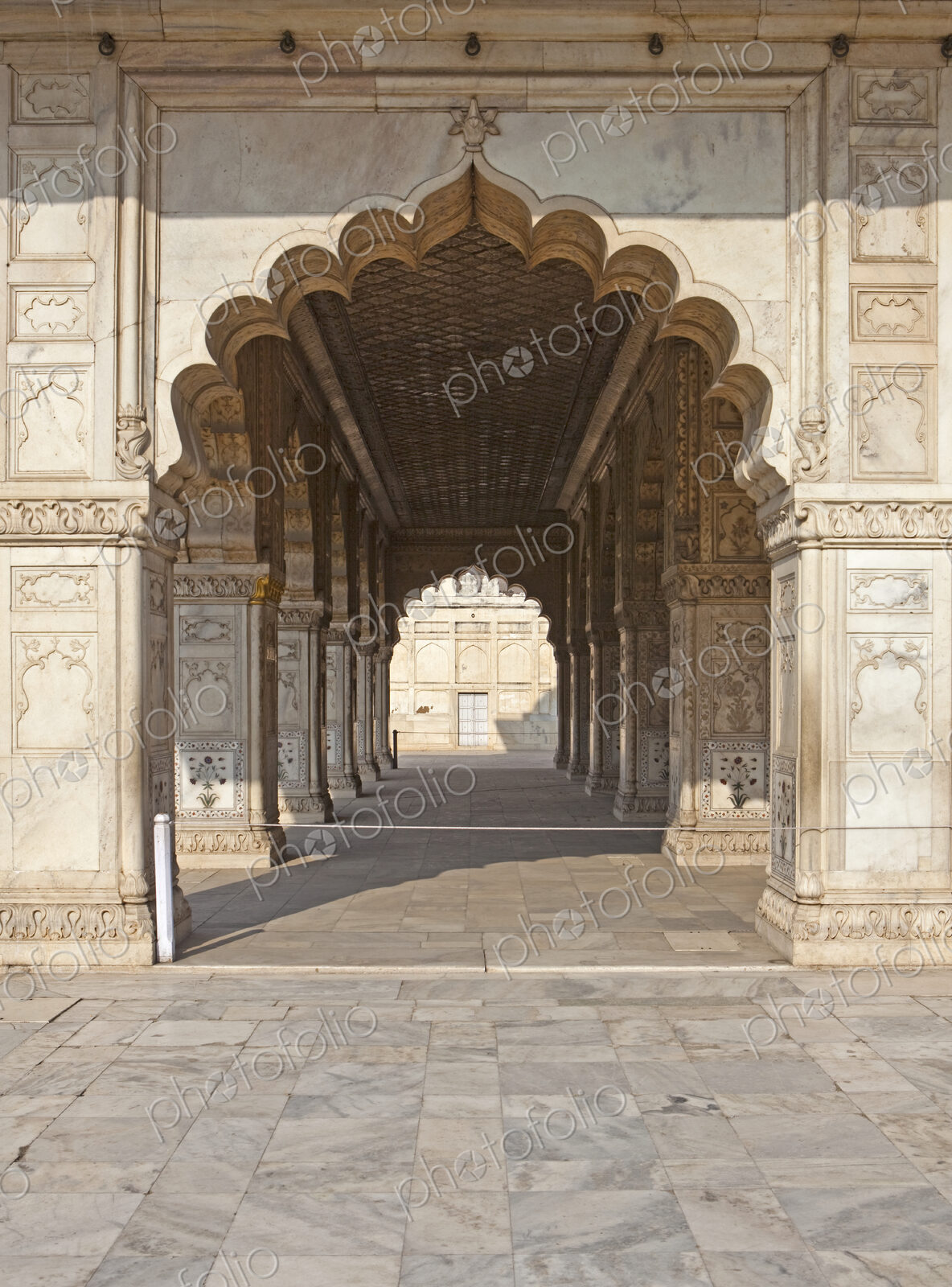 Arched Hallway at the Red Fort Complex