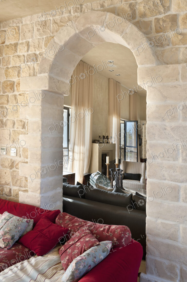 Arched Window in a Living Room