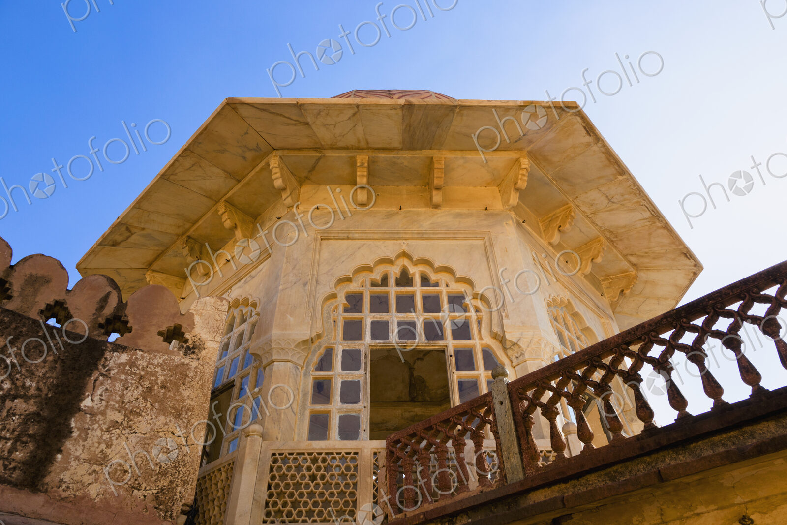 Architectural Details of the Amber Fort
