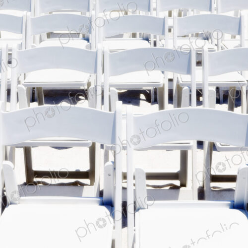 Arrangement of Folding Chairs Outdoors Arrangement of Folding Chairs Outdoors