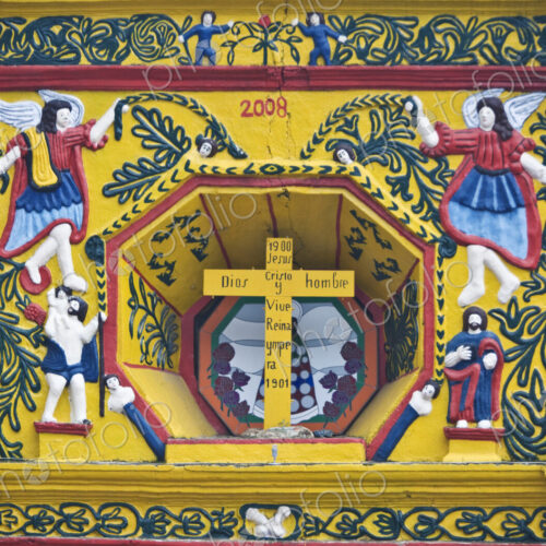 Artwork on San Andres Xecul Church
