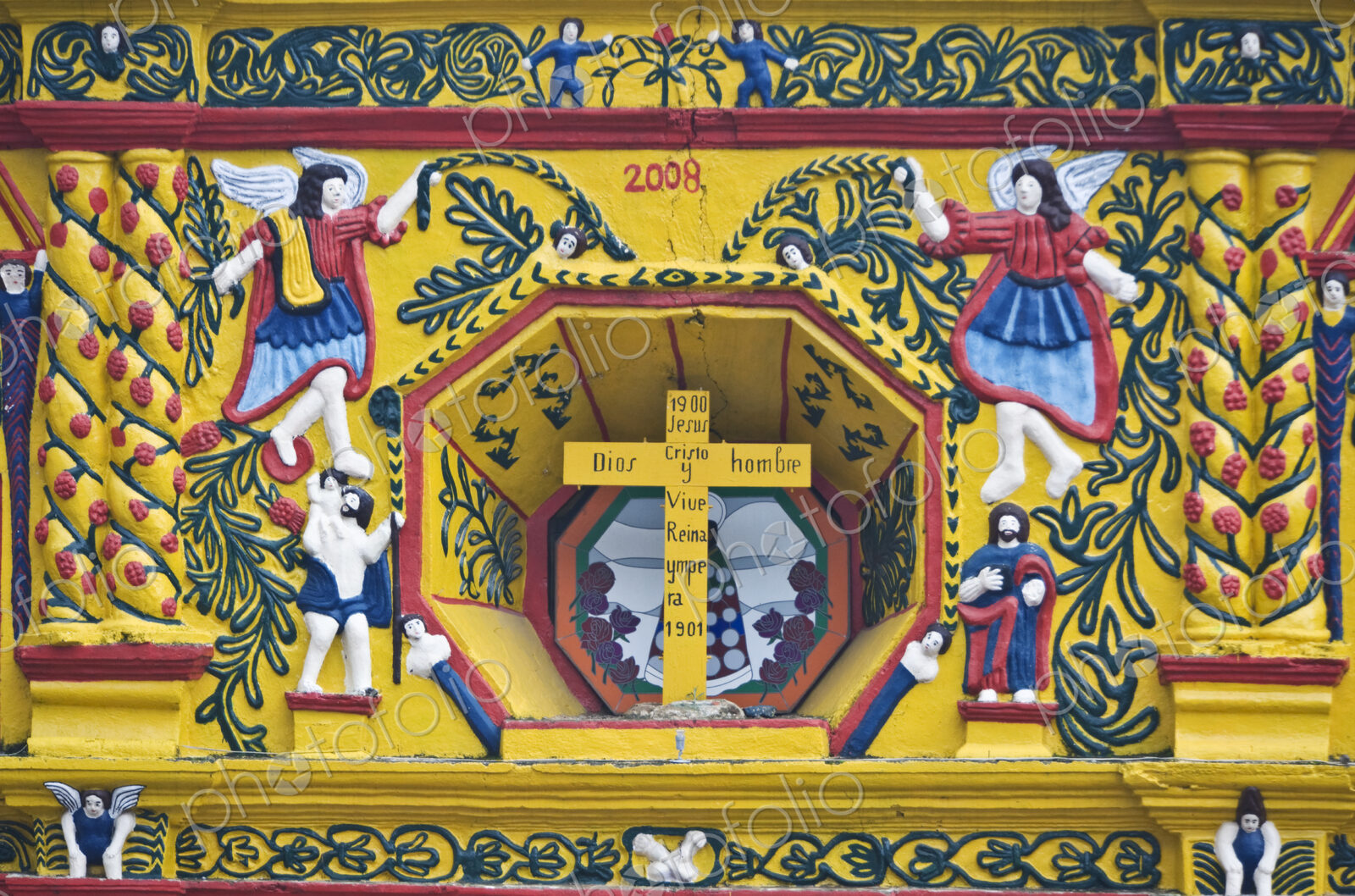 Artwork on San Andres Xecul Church