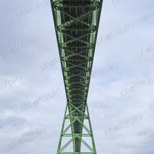 Astoria-Megler Bridge, a steel girder continuous truss bridge spanning the Columbia River