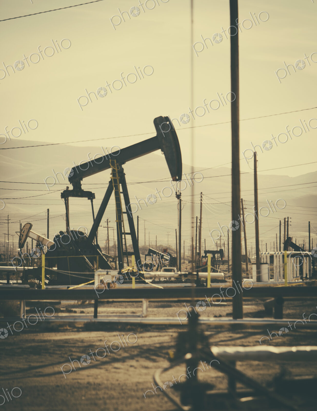 At the Midway-Sunset oil fields outside Bakersfield, crude oil is extracted from…