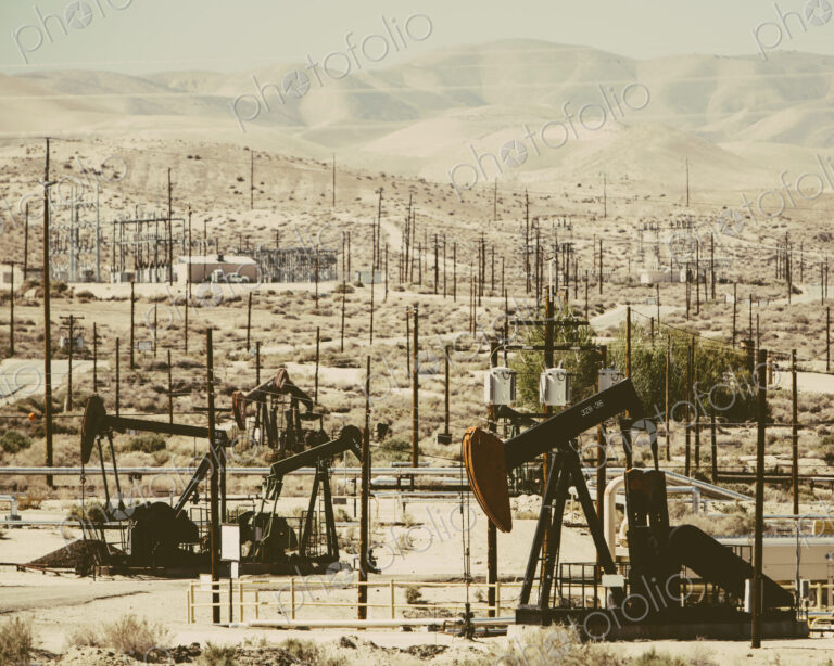 At the Midway-Sunset oil fields outside Bakersfield, crude oil is extracted from…