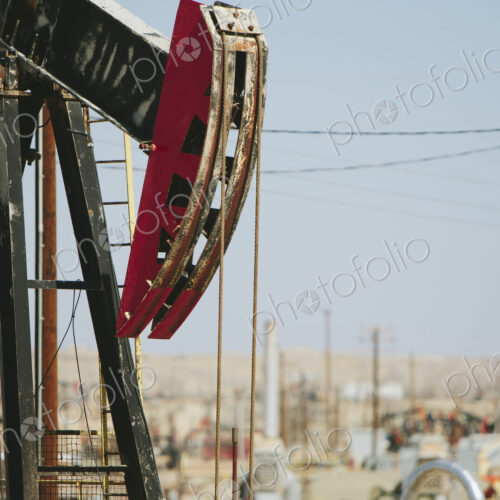 At the Midway-Sunset oil fields outside Bakersfield, crude oil is extracted from…