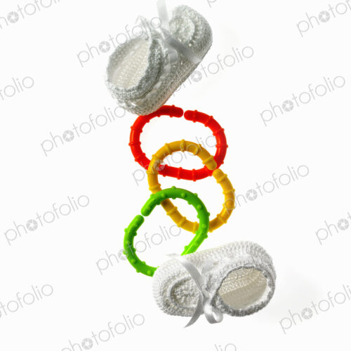 Baby Booties and Teething Toys