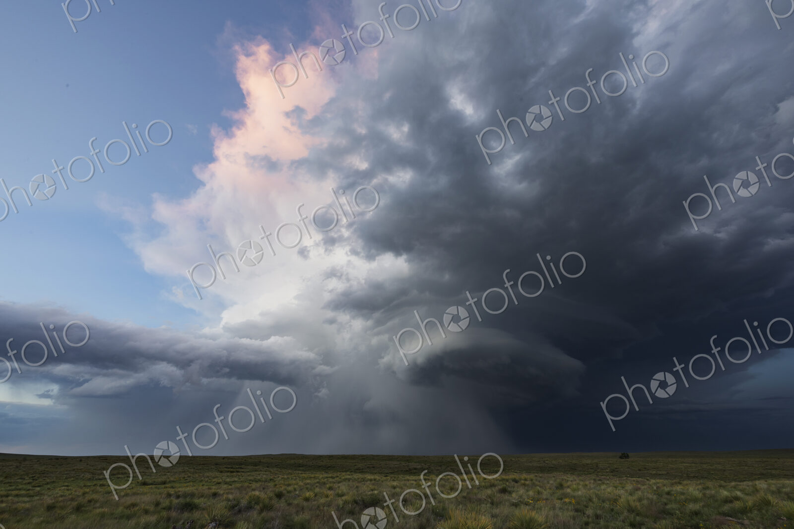 Back side of a Supercell at the End of the Day