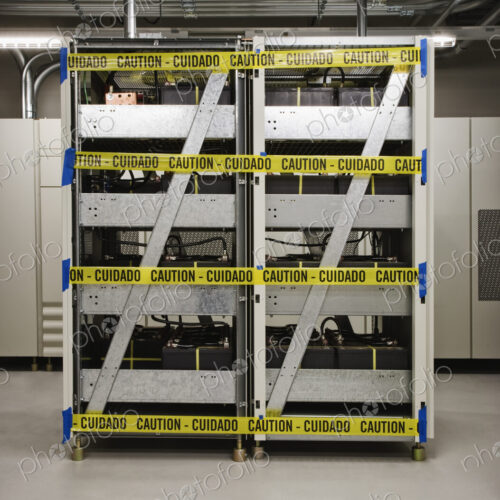 Back up batteries to be used in a computer server farm. Back up batteries to be used in a computer server farm.