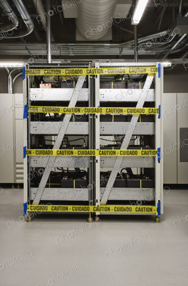 Back up batteries to be used in a computer server farm.
