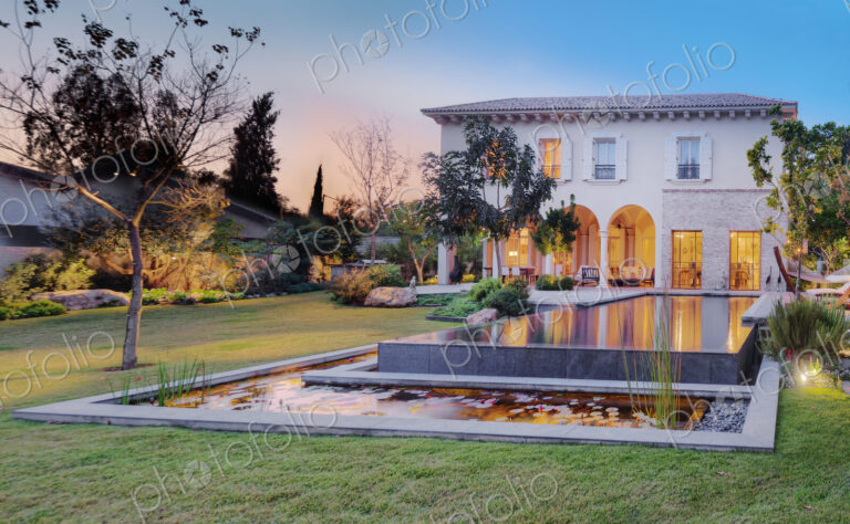 Backyard Of Upscale Residence
