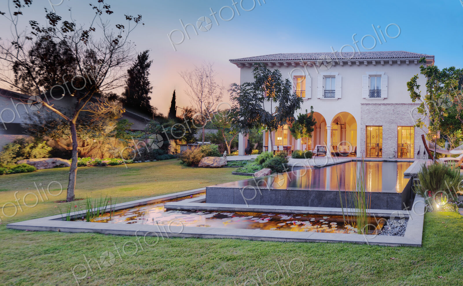 Backyard Of Upscale Residence