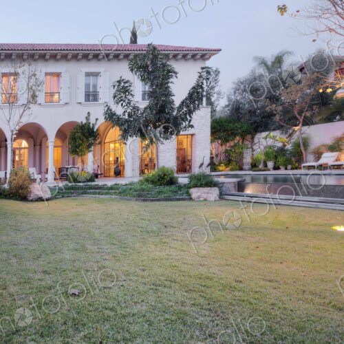 Backyard Of Upscale Residence