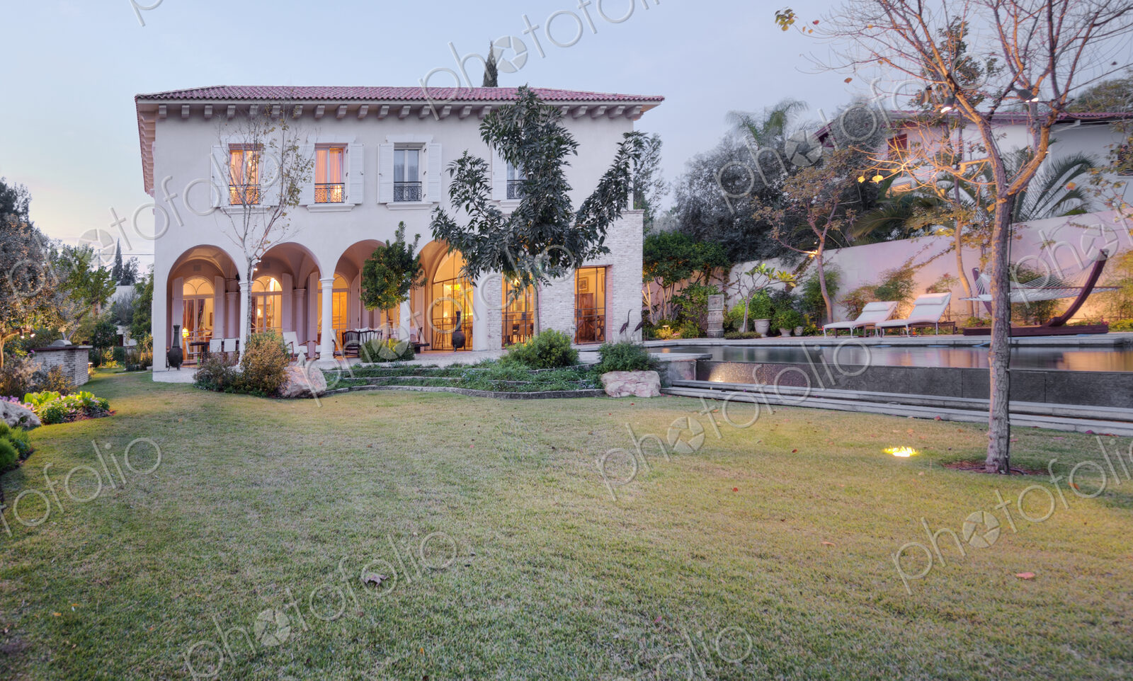 Backyard Of Upscale Residence