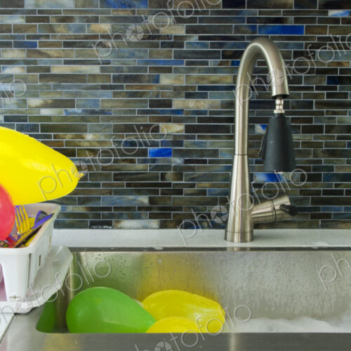 Balloons in a Kitchen Sink