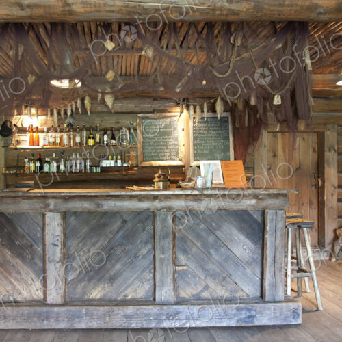 Bar With a Rustic Decor