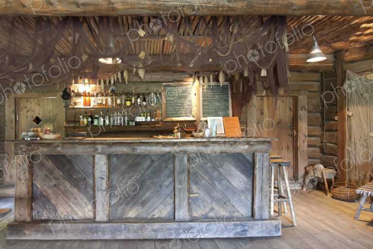Bar With a Rustic Decor