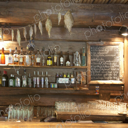 Bar With a Rustic Decor