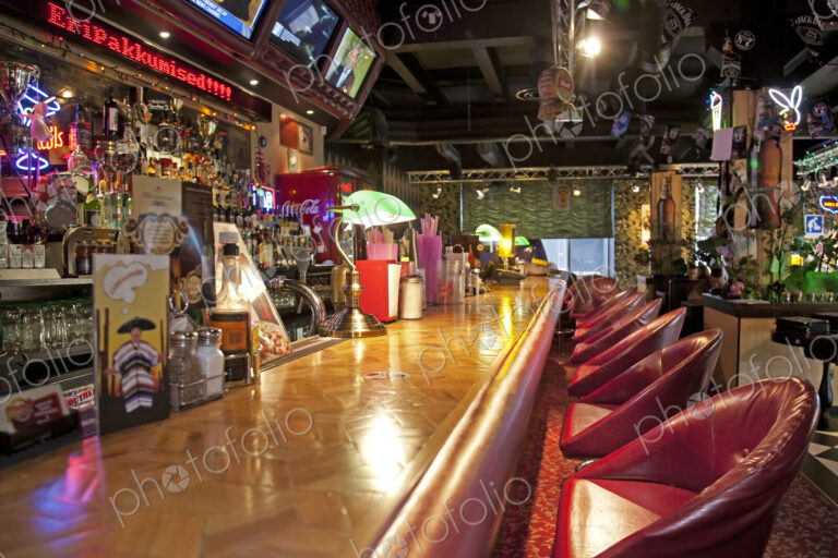 Bar at an American Style Diner