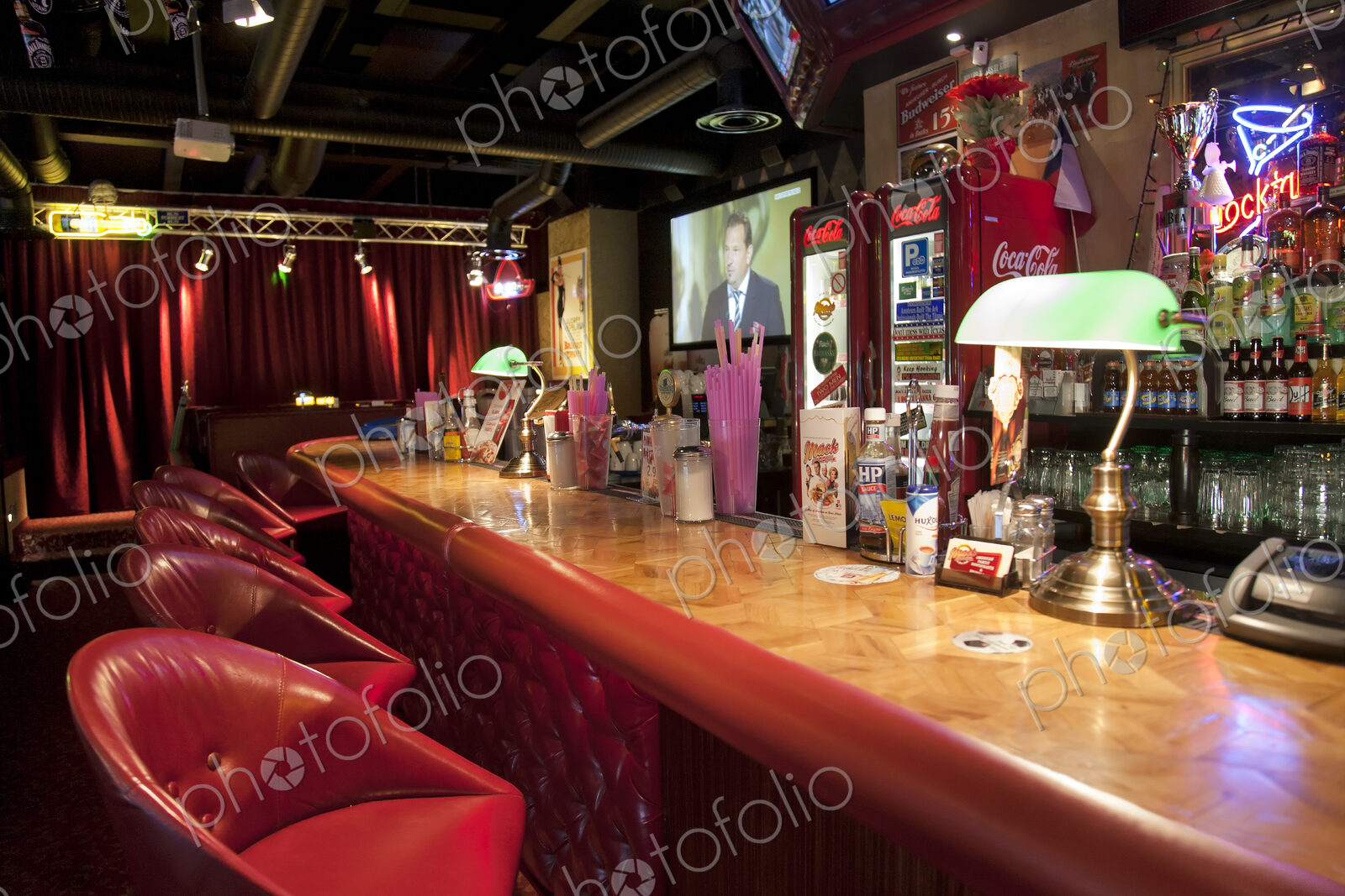 Bar at an American Style Diner