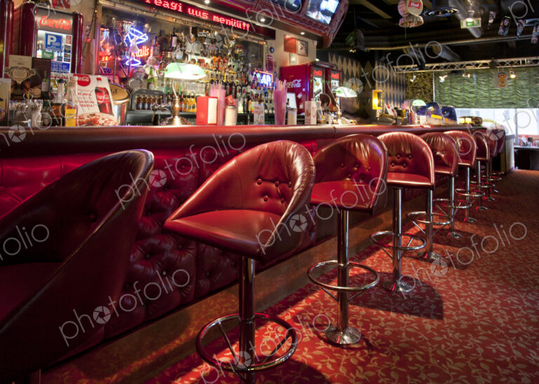 Bar at an American Style Diner