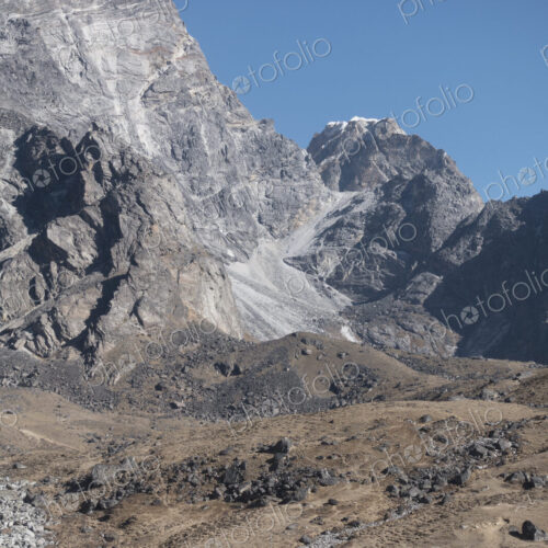 Base camp tents, Lobuche, Khumbu region, Nepal Base camp tents, Lobuche, Khumbu region, Nepal