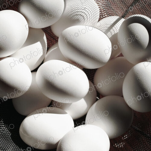 Basket of Fresh Eggs