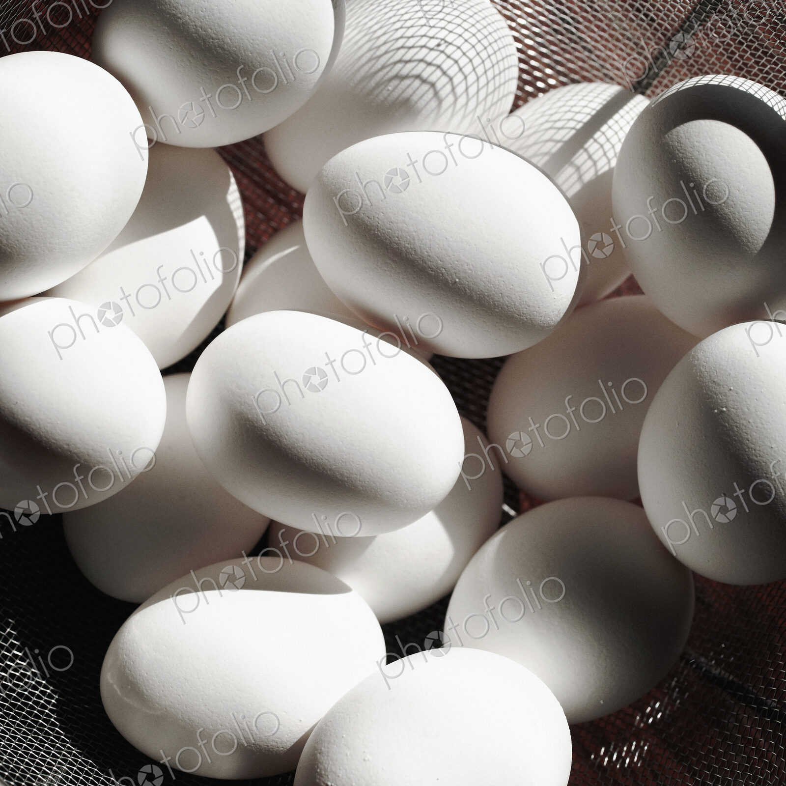 Basket of Fresh Eggs