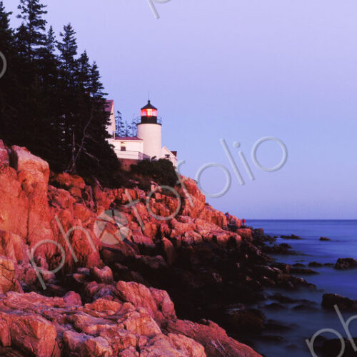 Bass Harbor Lighthouse at Dusk Bass Harbor Lighthouse at Dusk