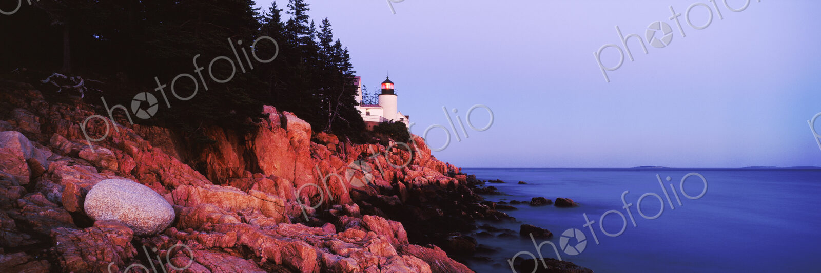 Bass Harbor Lighthouse at Dusk