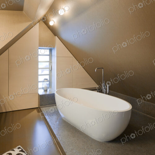 Bathtub in modern bathroom Bathtub in modern bathroom