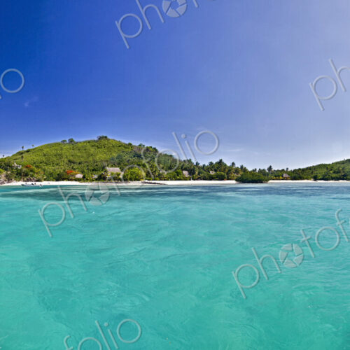 Bay In Tropical Island