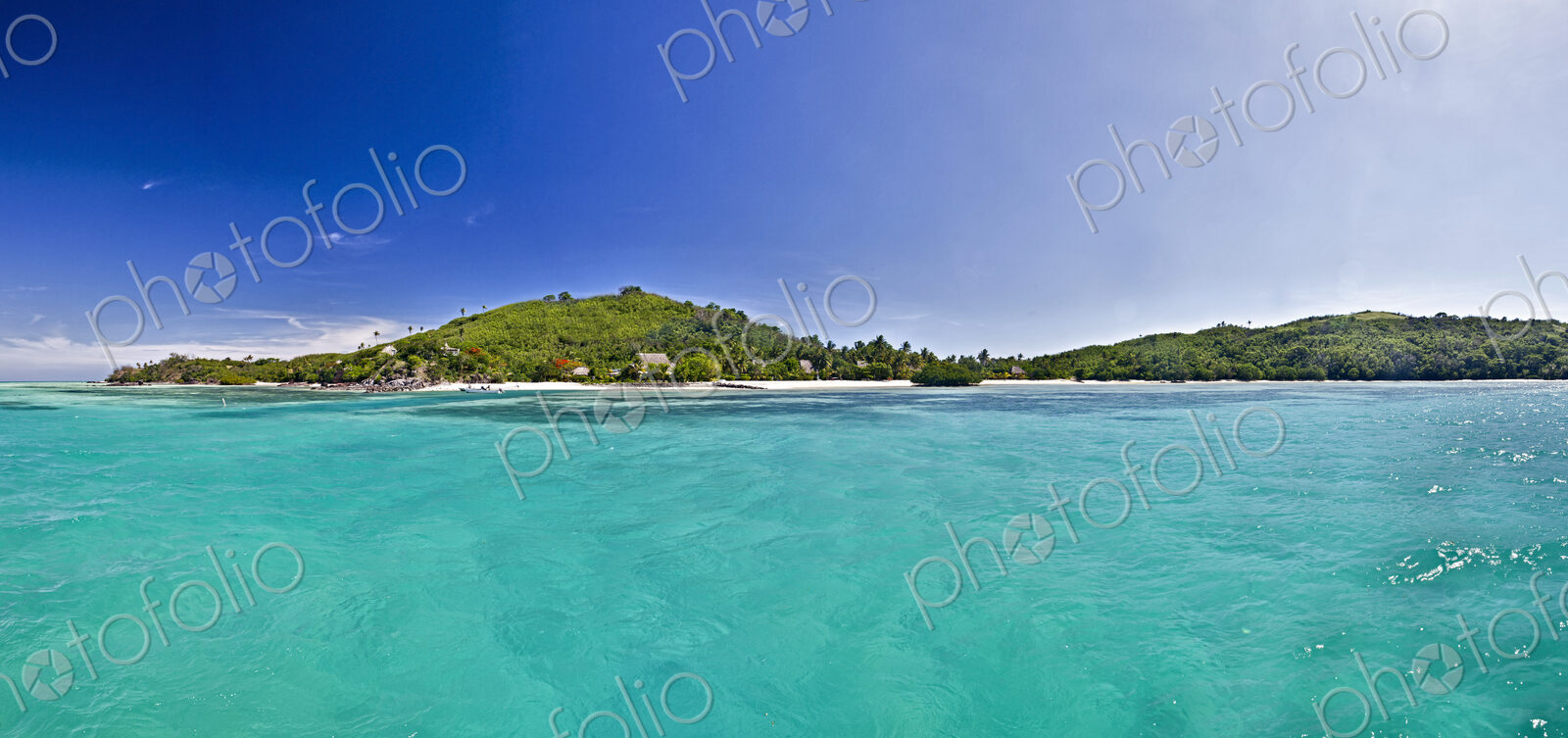 Bay In Tropical Island