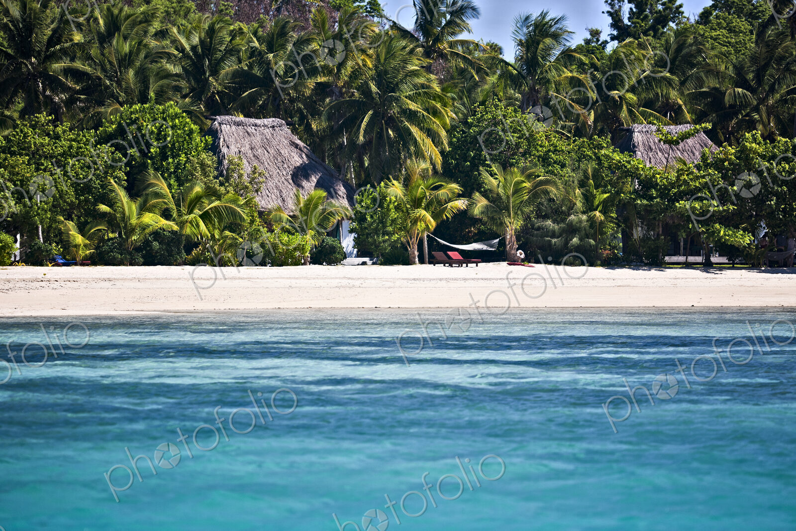 Bay In Tropical Island