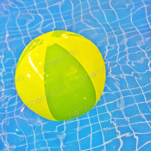 Beach Ball in a Swimming Pool Beach Ball in a Swimming Pool