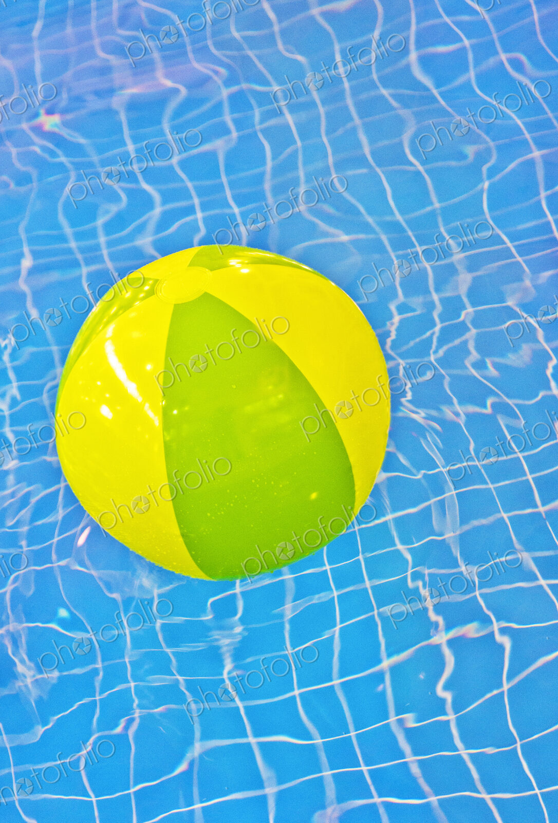 Beach Ball in a Swimming Pool