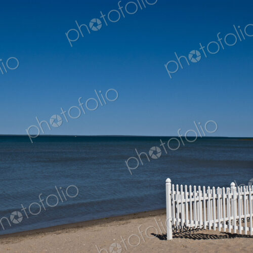 Beach Scene with a Fense Beach Scene with a Fense