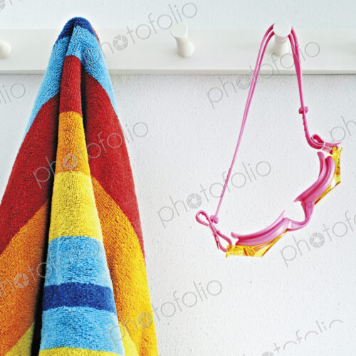 Beach Towel and Goggles Beach Towel and Goggles