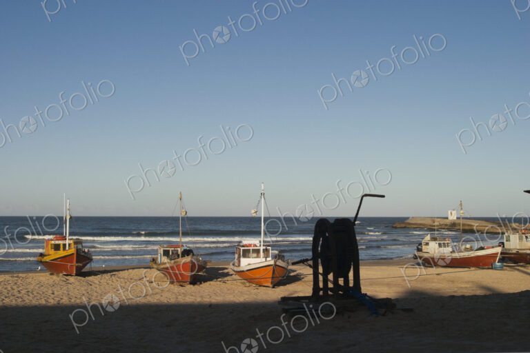 Beached Fishing Boats