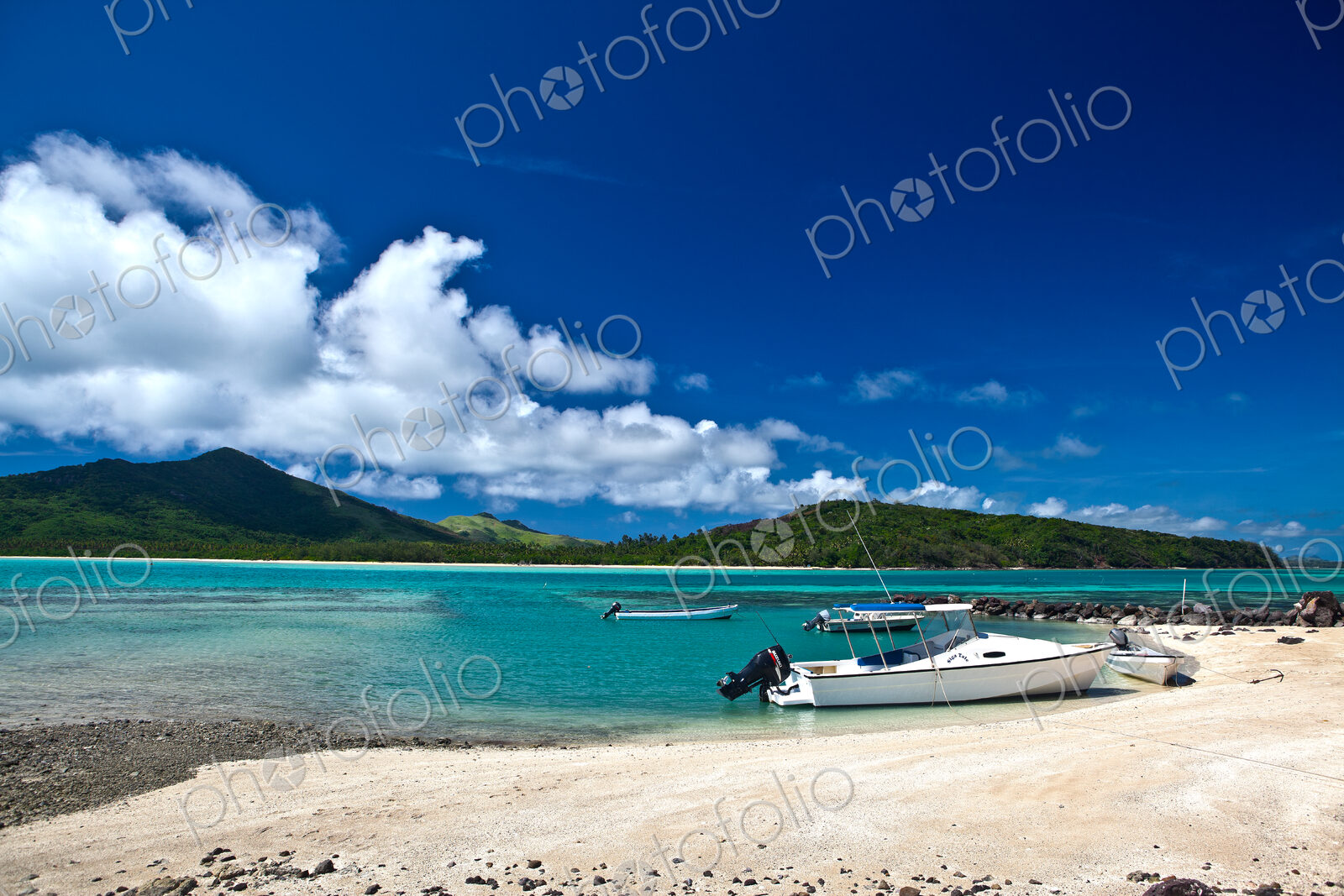 Beached Motorboat