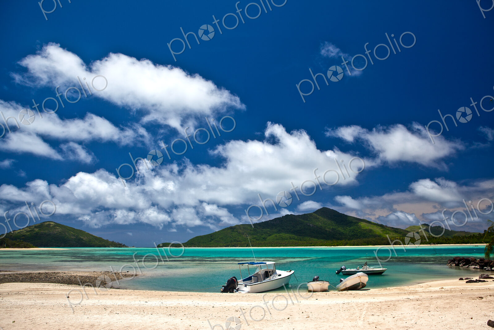 Beached Motorboats