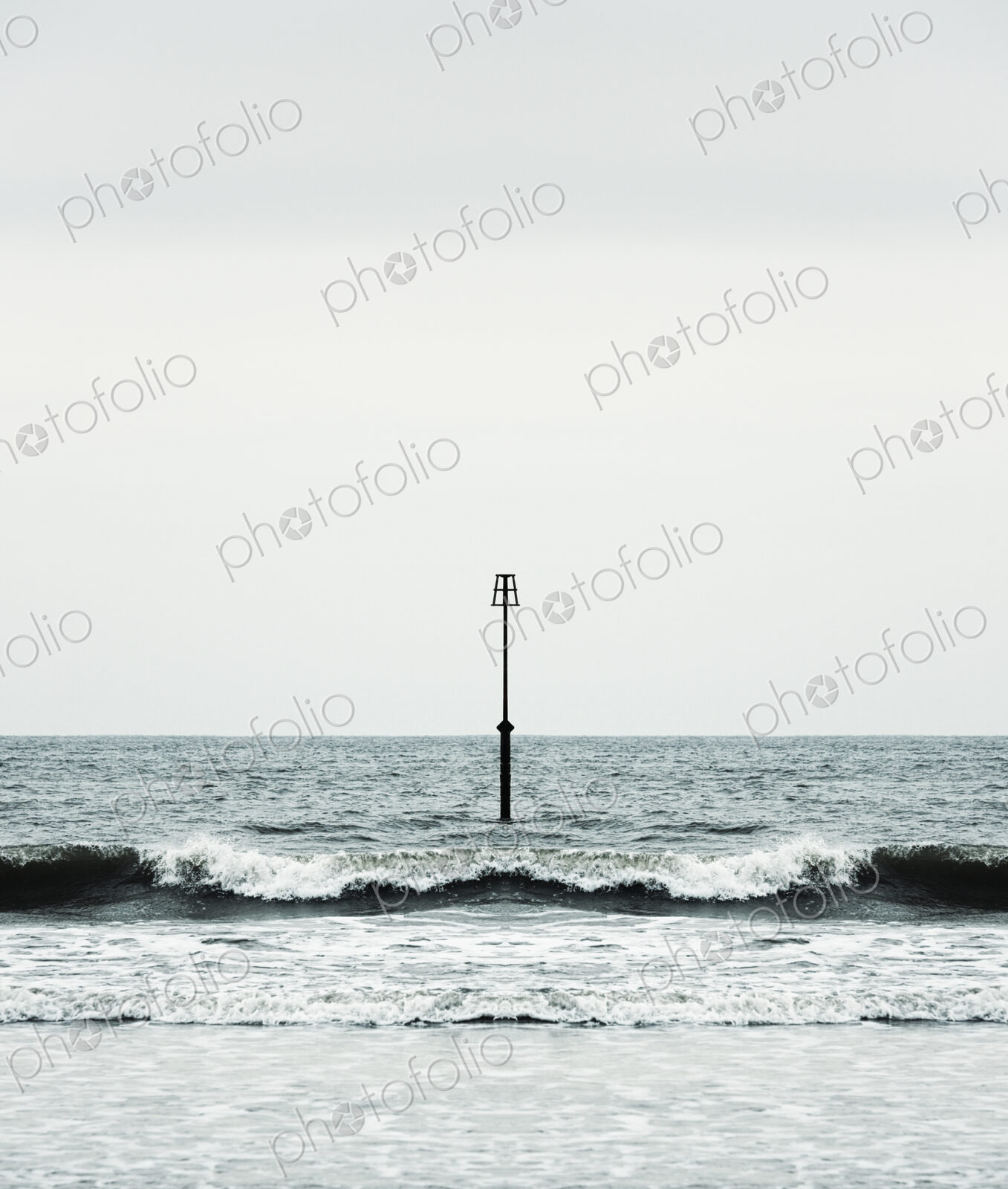 Beacon and Ocean Waves