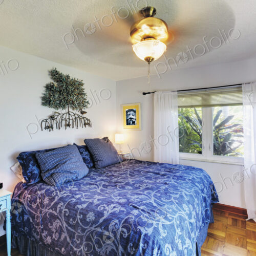 Bed With a Filigree Design