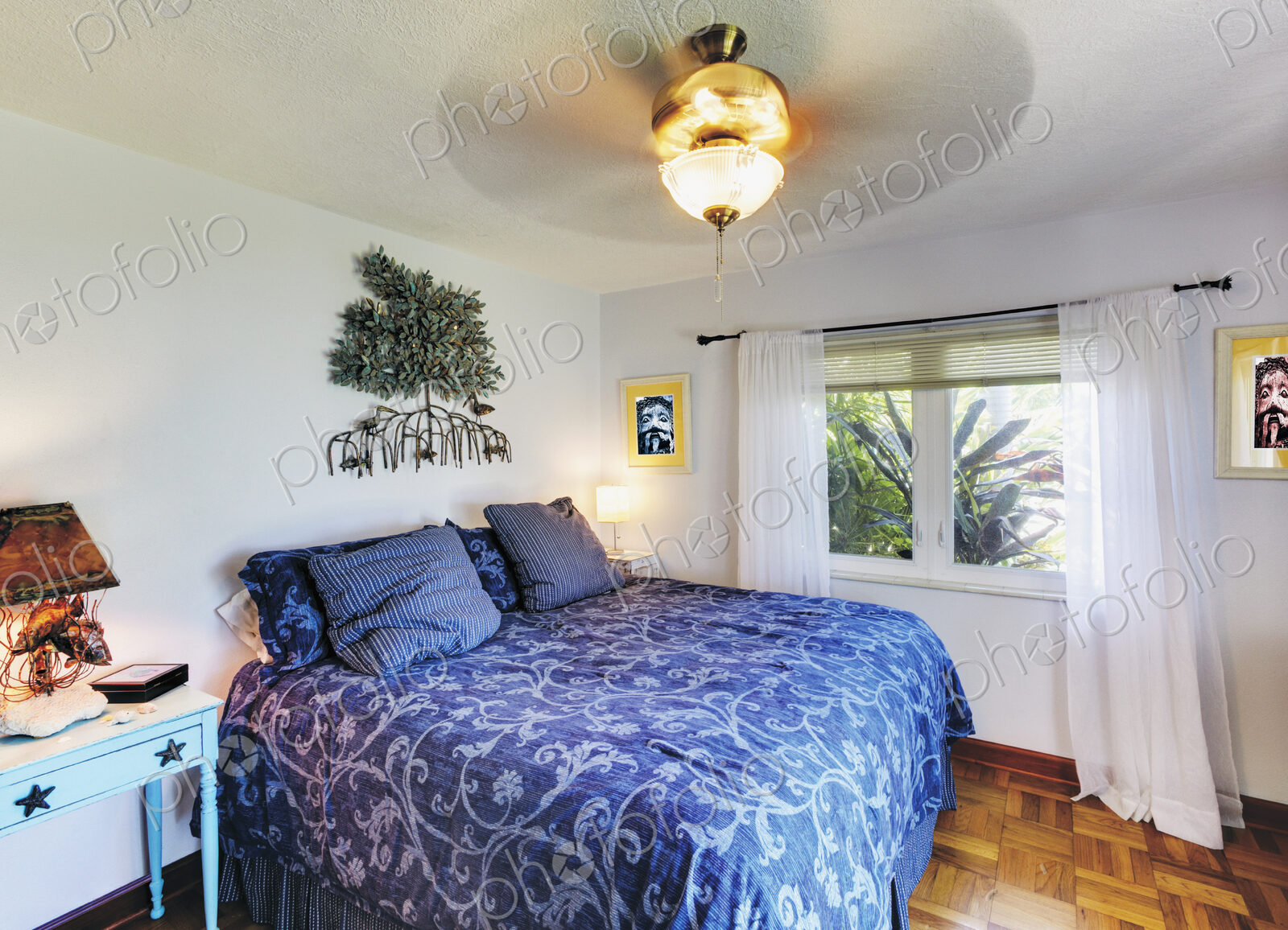 Bed With a Filigree Design