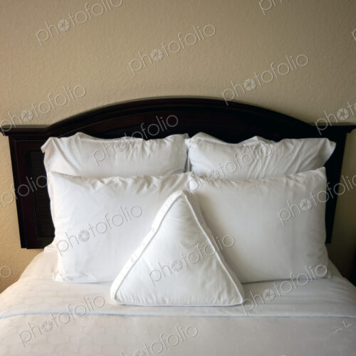 Bed in Hotel Room