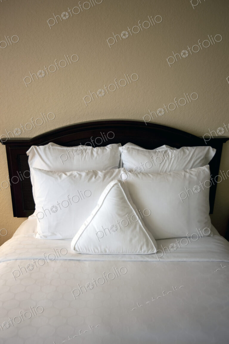 Bed in Hotel Room