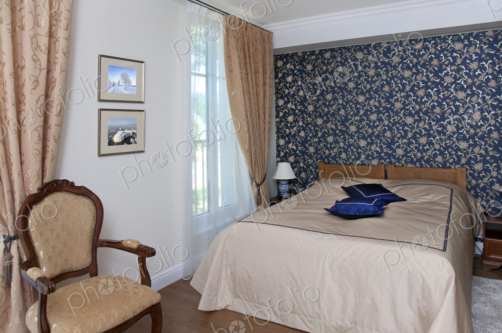 Bedroom in Upscale Home